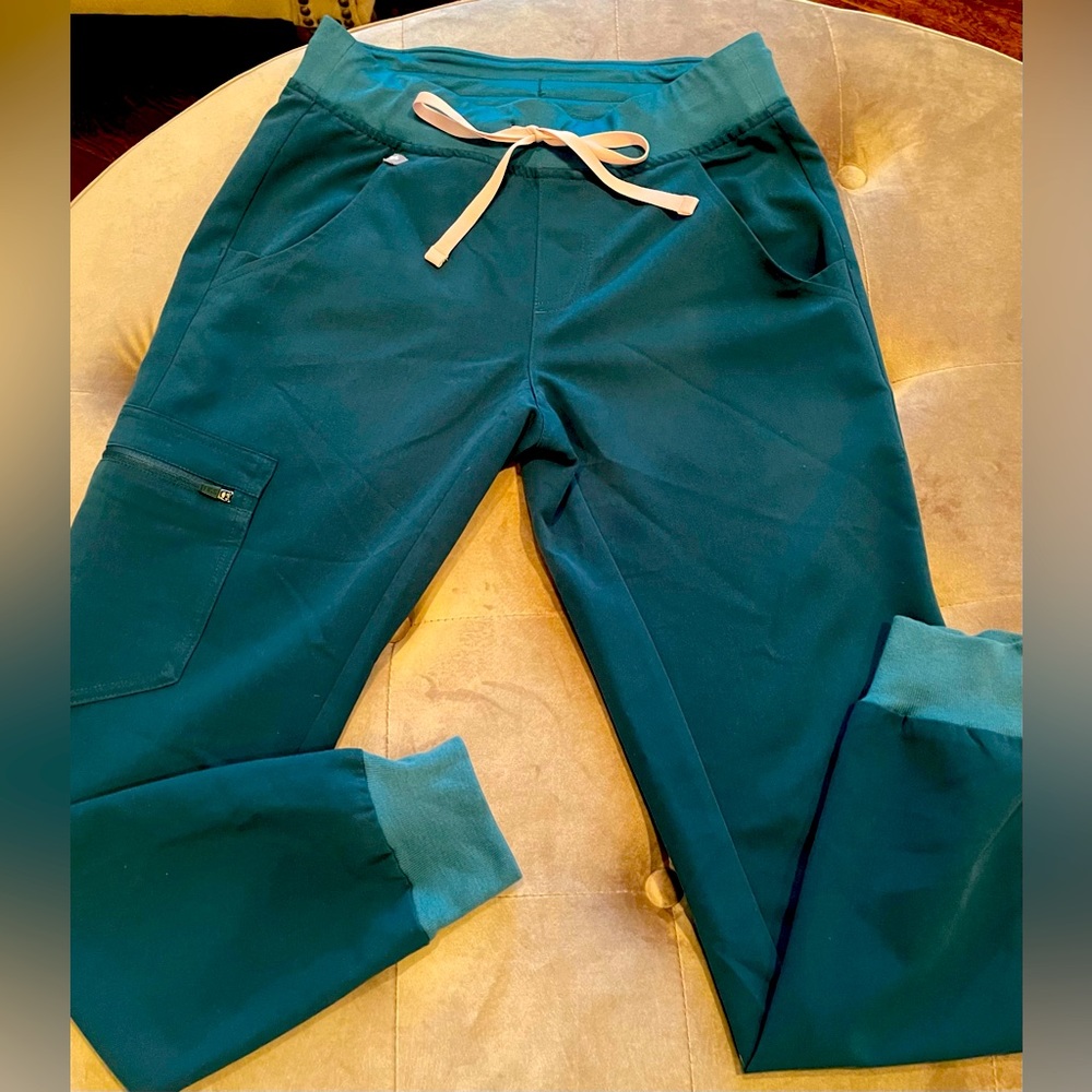 FIGS ZAMORA JOGGERS—XXSP—CARIBBEAN BLUE $22